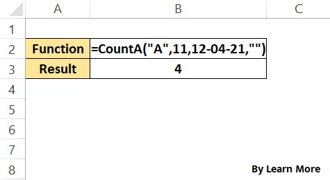 count function in Hindi