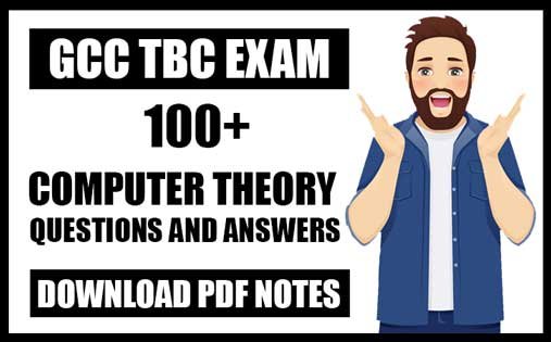 100 Most useful GCC TBC Typing Exam Theory Questions and Answers